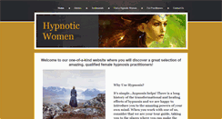 Desktop Screenshot of hypnoticwomen.org