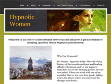 Tablet Screenshot of hypnoticwomen.org